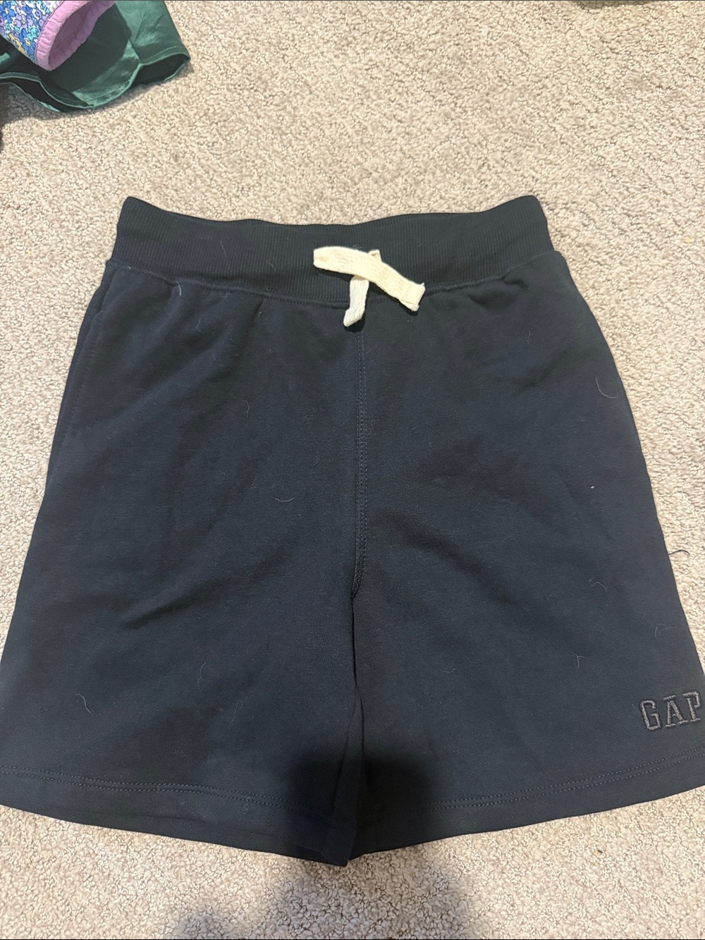 GAP Kids Black Athletic Sweat Drawstring Shorts